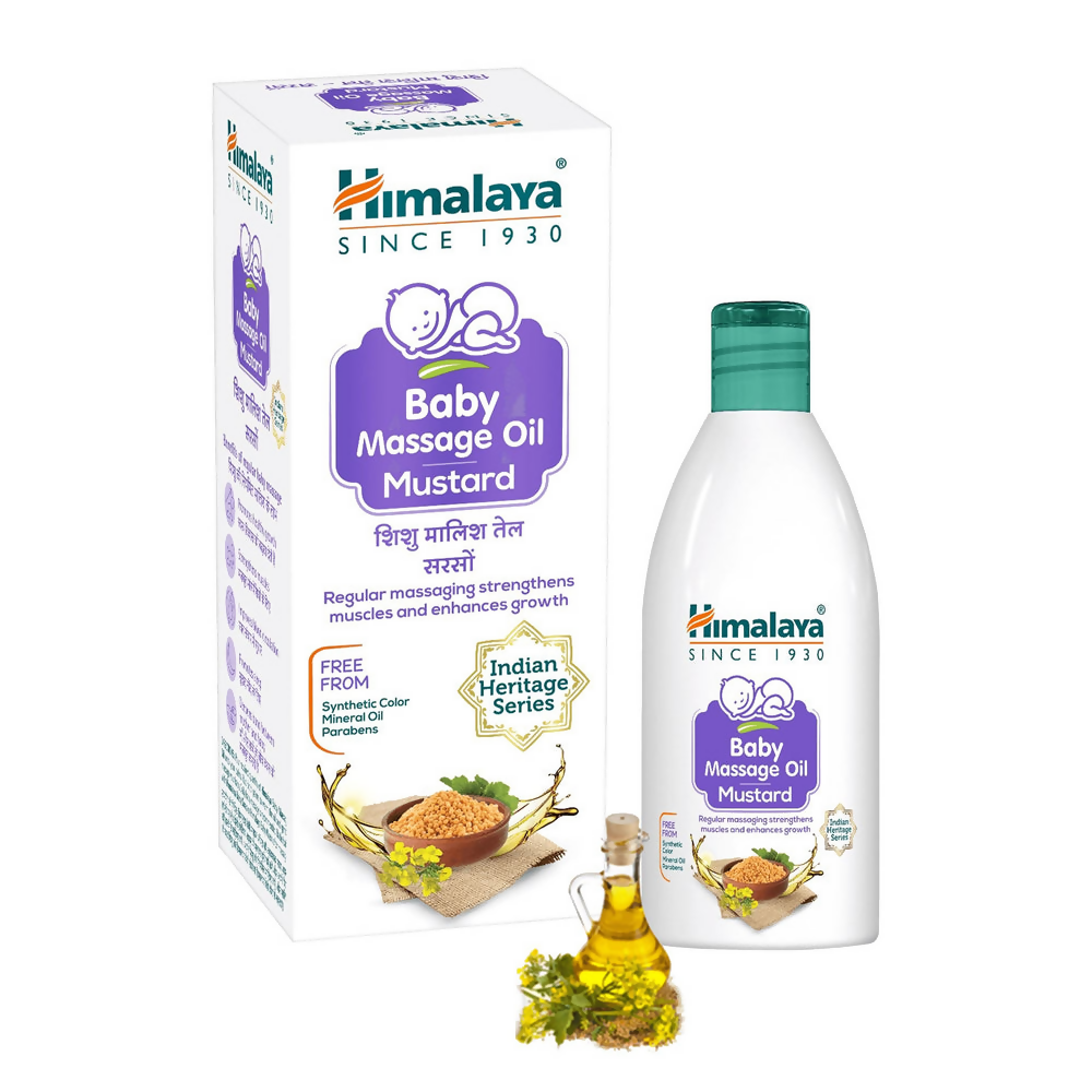 Himalaya Herbals Baby Massage Oil - Mustard | Grocsy