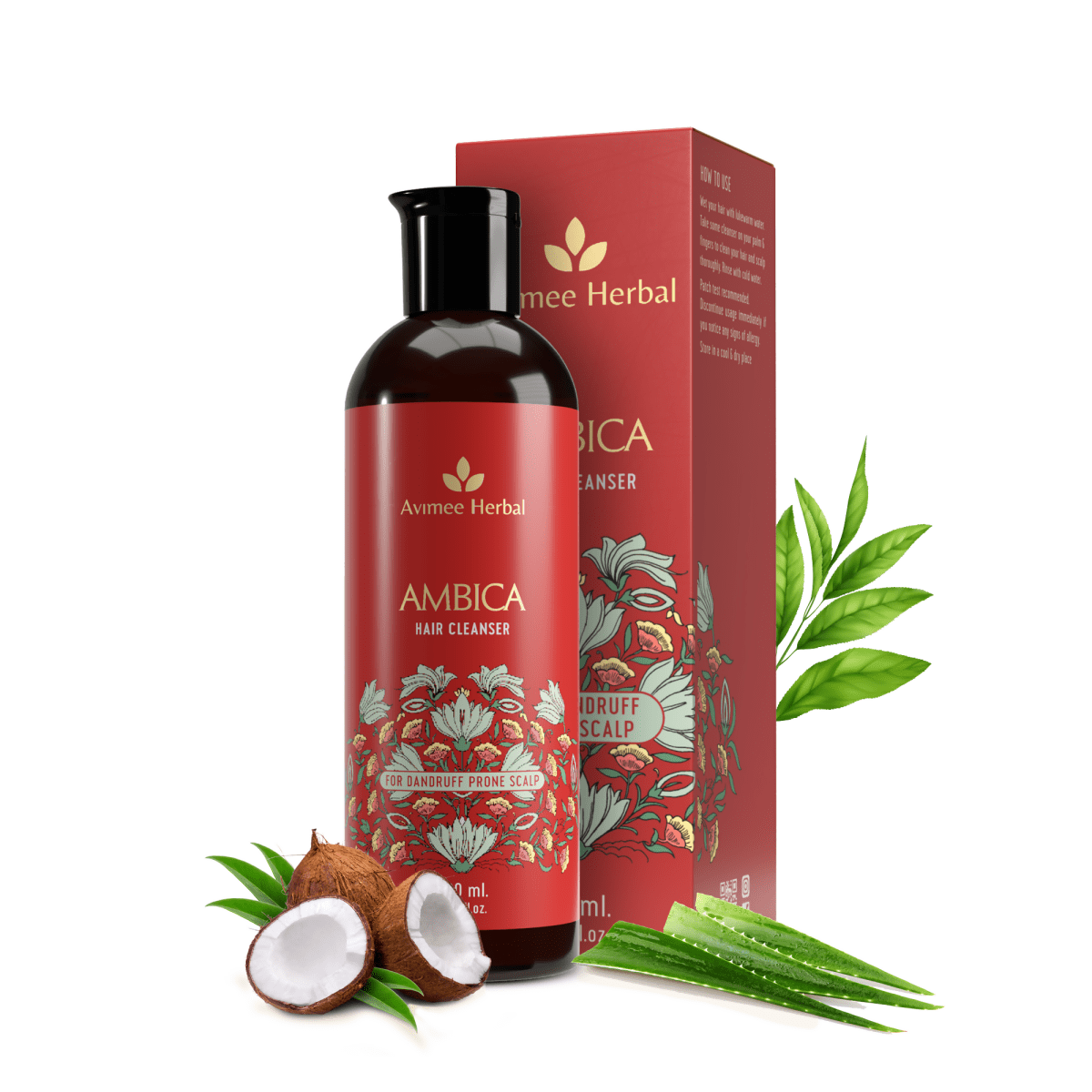 Avimee Herbal Anti Dandruff Kit - Oil, Scalp Spray, and Cleanser, Fights Dandruff & Moisturises Scalp Naturally | Grocsy