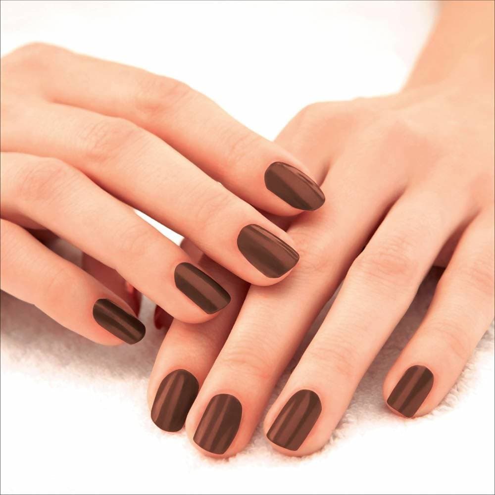 Lakme 9 to 5 Primer + Gloss Nail Colour - Woody Desk | Grocsy