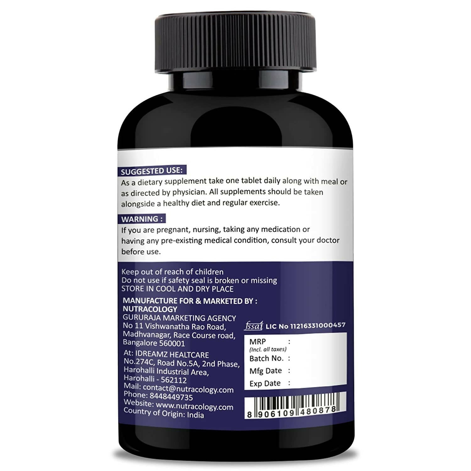 Nutracology Multivitamin for Men for Energy Strength & Stamina Tablets | Grocsy