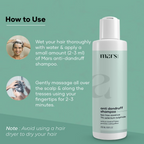 Mars By GHC Anti-Dandruff Shampoo With Aloe Vera & Menthol | Grocsy