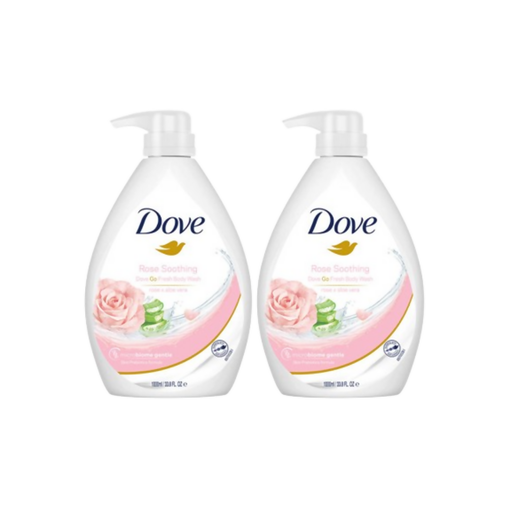 Dove Body Wash- Soothing Rose & Aloe Vera Body | Grocsy