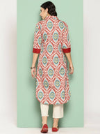 Ahalyaa Women's Traditional wear Kurta - Red | Grocsy
