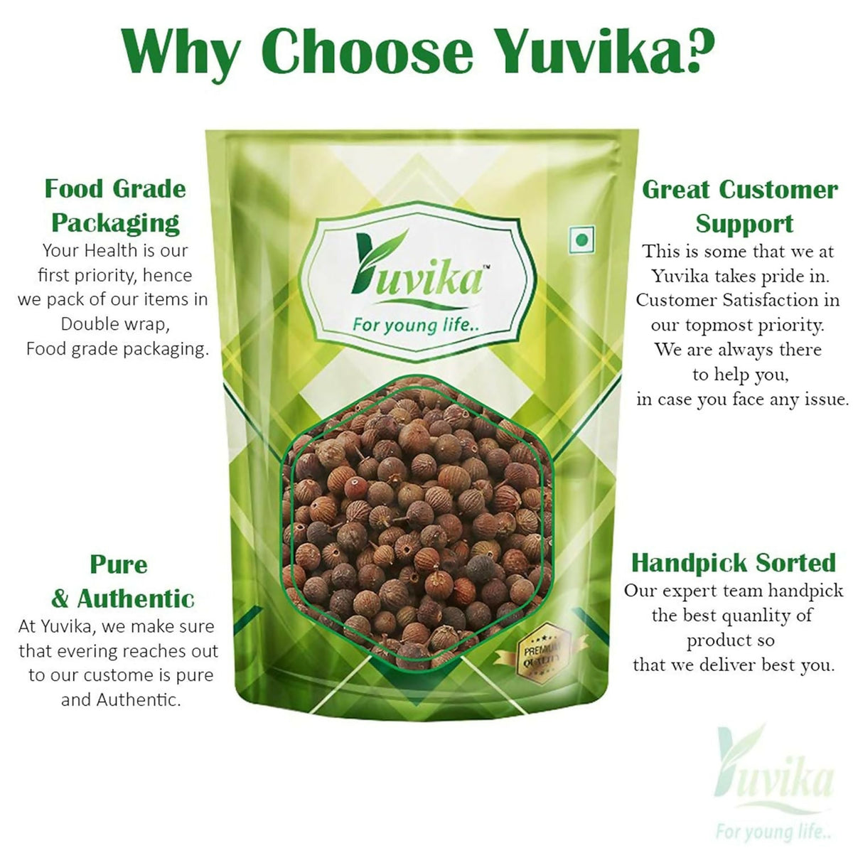 Yuvika Baibadang - Vaivadang Black - Embelia Ribes - False Black Pepper | Grocsy