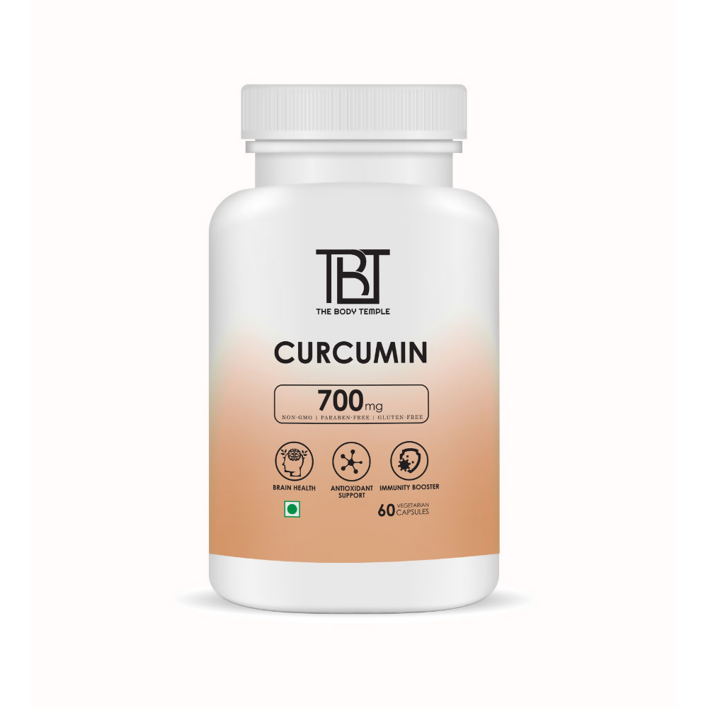 The Body Temple Curcumin 700mg For Brain Health and Immunity Capsules | Grocsy
