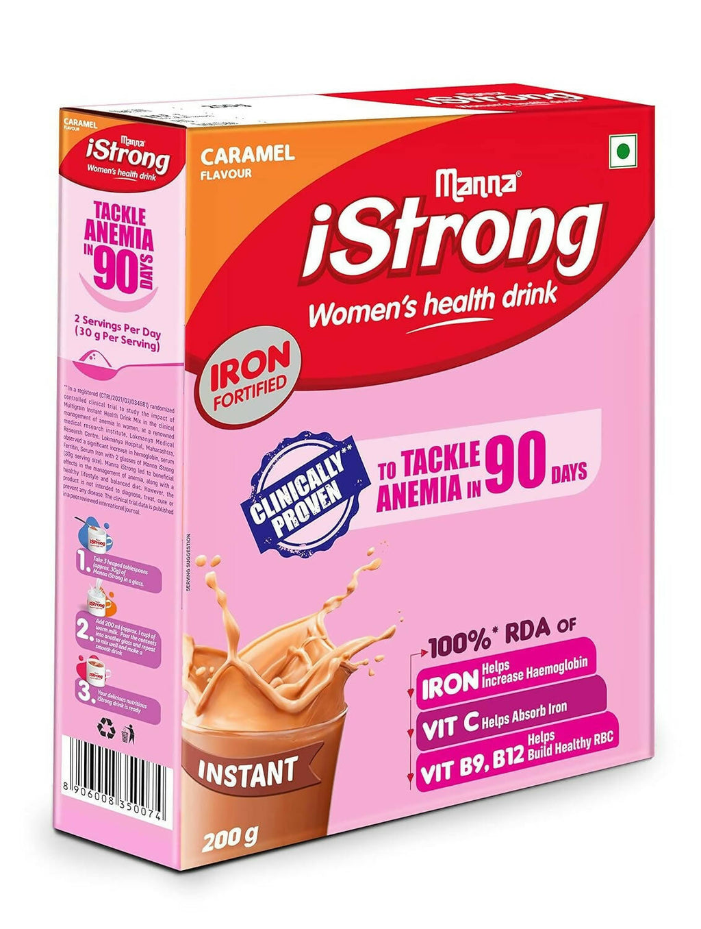 Manna iStrong Millet Health Drink Mix For Women | Grocsy
