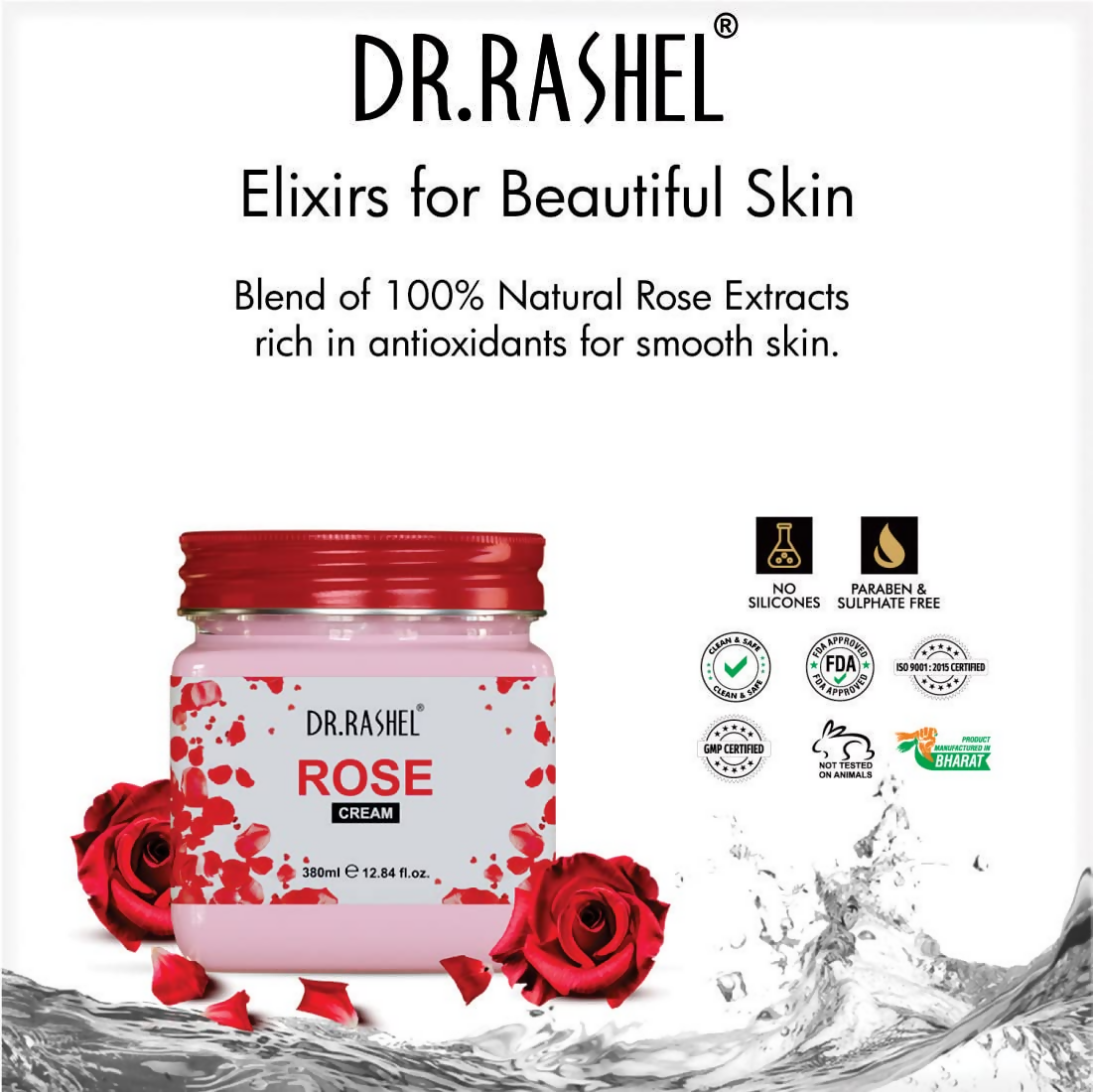 Dr.Rashel Rose Cream For Face And Body | Grocsy