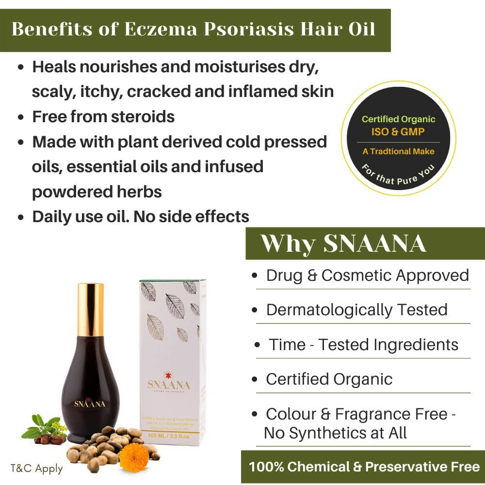 SNAANA Eczema Psoriasis Hair & Body Oil | Grocsy