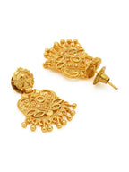 Ruby Raang Traditional Gold Earrings | Grocsy