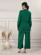 Joban Fashion Women's Emerald Green Co-Ord Set | Grocsy