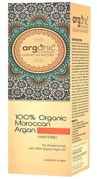 Aaryanveda Arganic Organic Moroccan Argan Hair Tonic | Grocsy