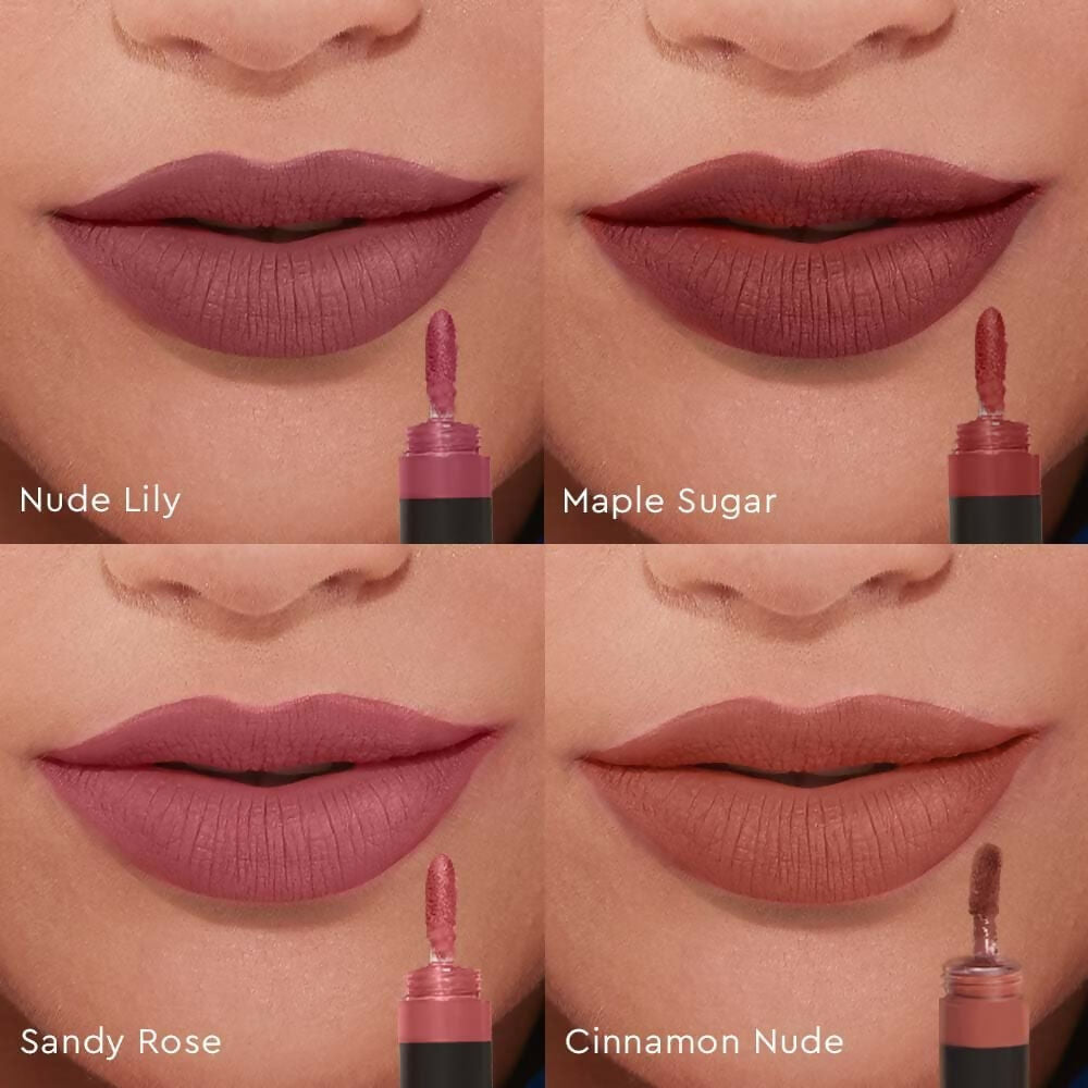 Kiro Four Play Non-Stop Airy Matte Liquid Lip Stack | Grocsy