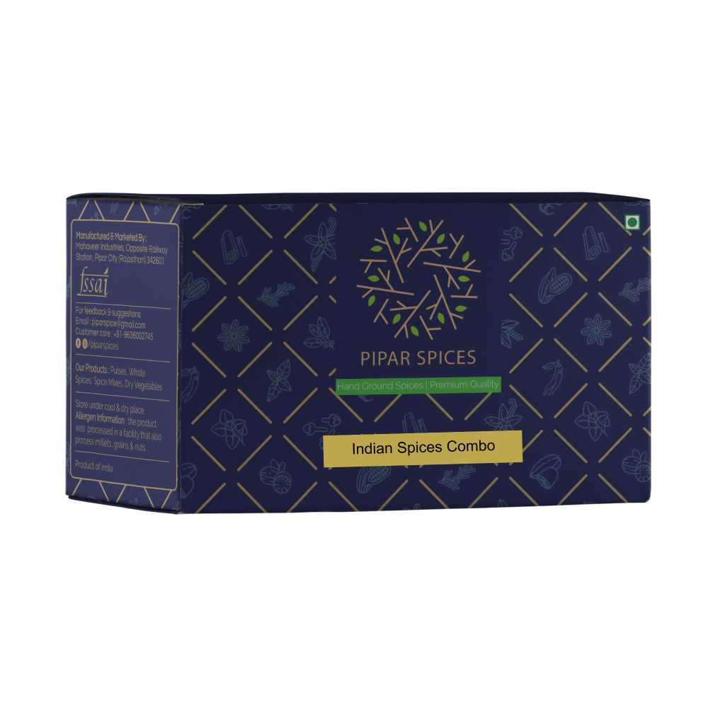 Pipar Spices Indian Spices Combo | Grocsy