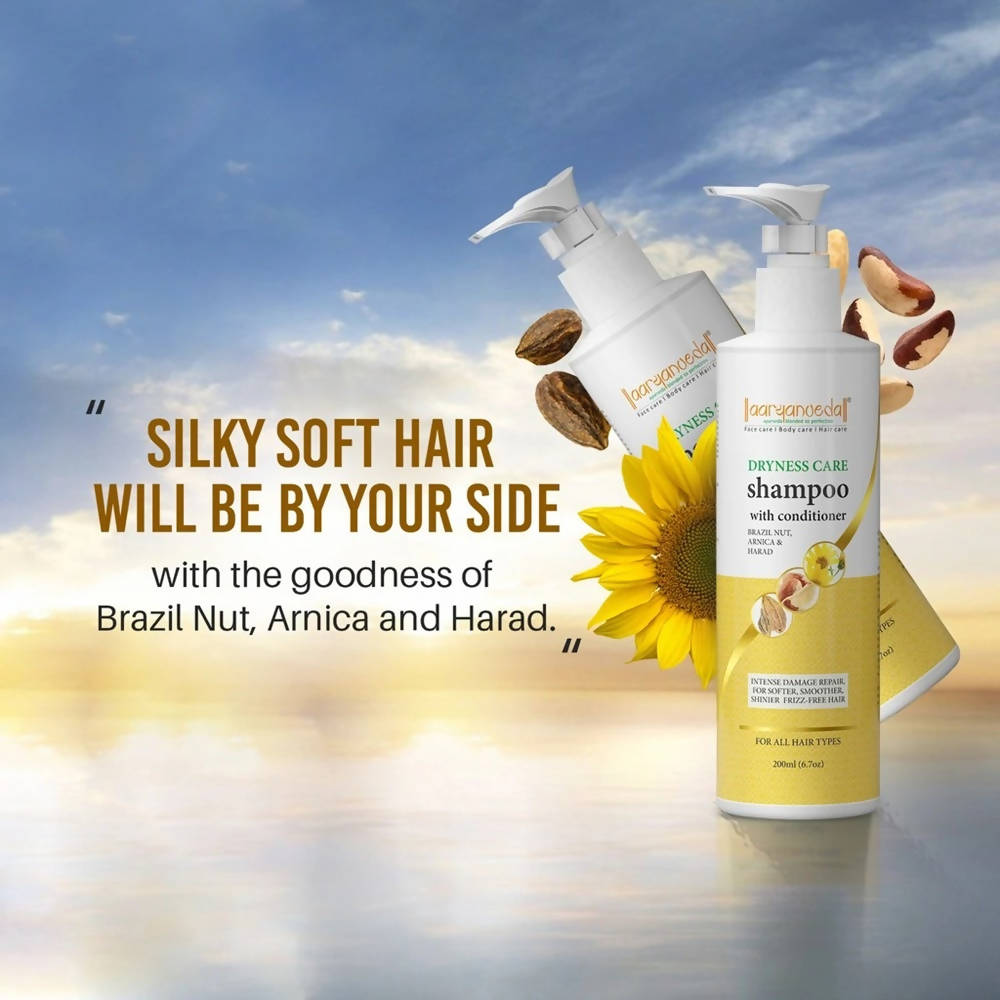 Aaryanveda Dryness Care Shampoo With Conditioner | Grocsy