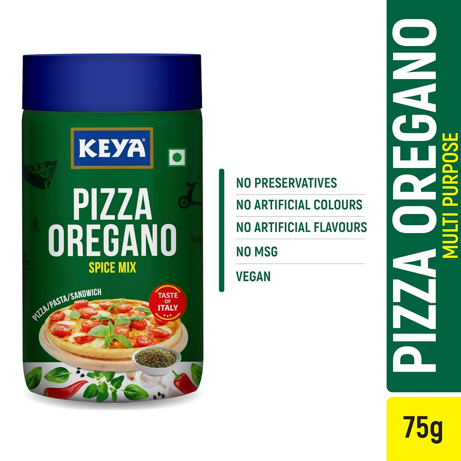 Keya Italian Pizza Oregano Pizza Oregano Spice Mix | Grocsy