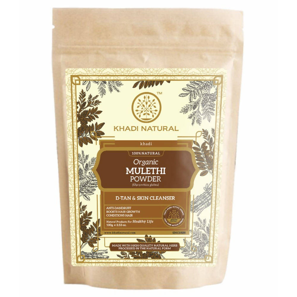 Khadi Natural Organic Mulethi Powder | Grocsy
