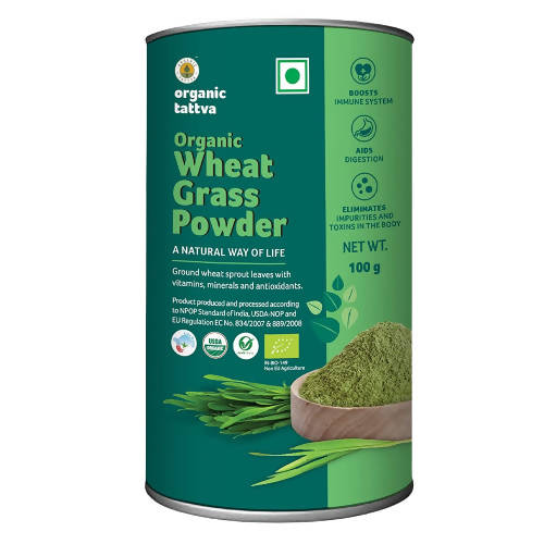 Organic Tattva Wheat Grass Powder | Grocsy