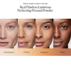 Laura Mercier Real Flawless Luminous Perfecting Pressed Powder - Translucent Honey | Grocsy