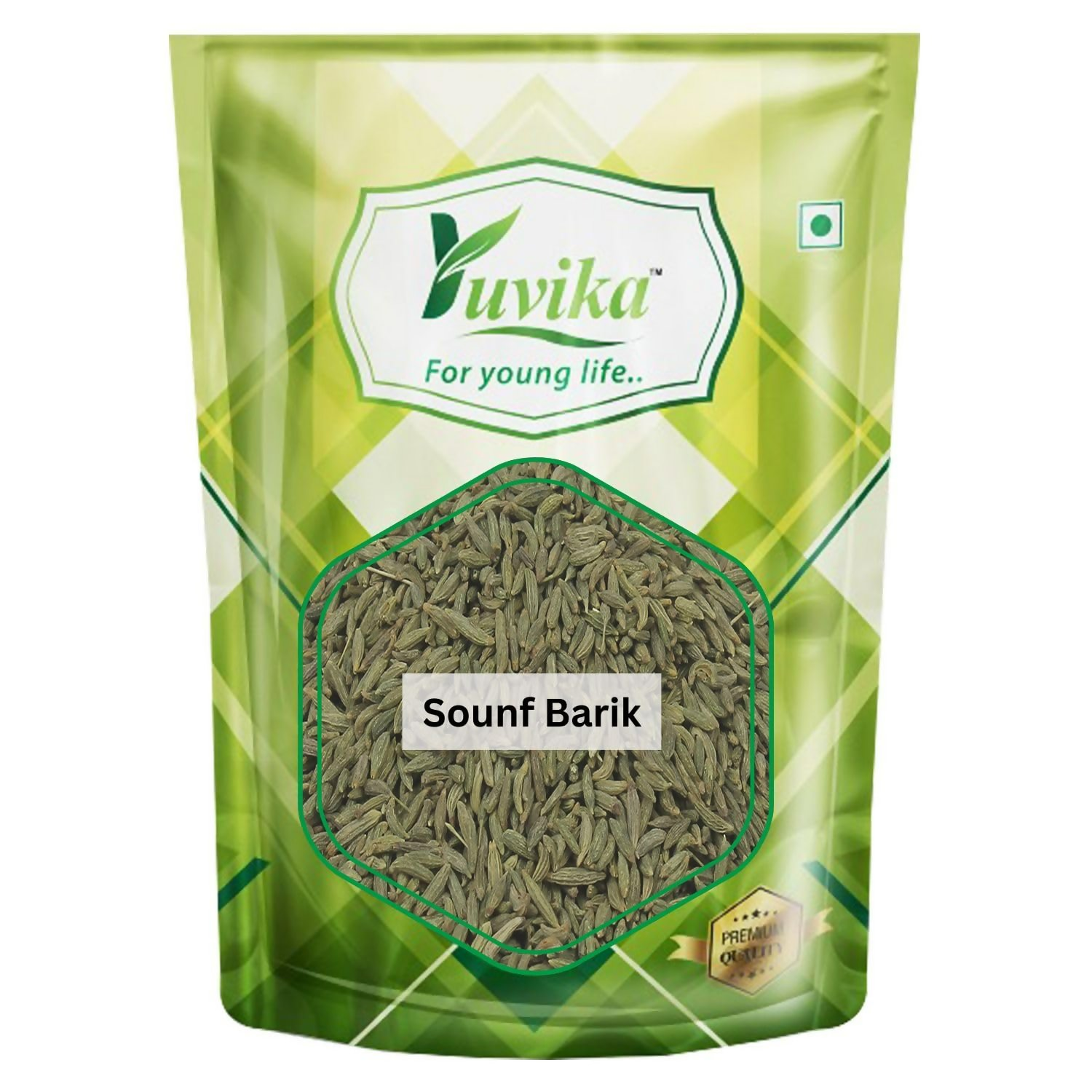 Yuvika Sonf Choti - Saunf Barik - Foeniculum Vulgare - Fennel Seeds Small | Grocsy