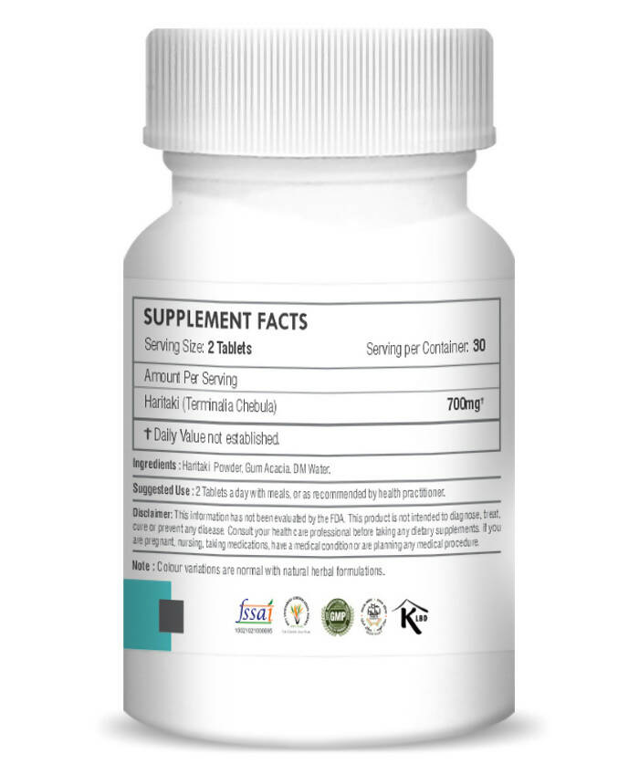H&C Herbal Haritaki Tablets | Grocsy