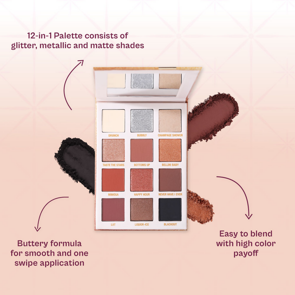 Typsy Beauty Pop Fizz Clink Champagne Eyeshadow Palette | Grocsy