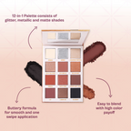 Typsy Beauty Pop Fizz Clink Champagne Eyeshadow Palette | Grocsy