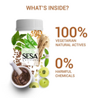 Sesa Ayurvedic Hair & Immunity Booster Tablets | Grocsy