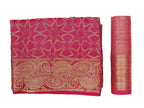Mimosa Women's Pink Patola Art Silk Saree | Grocsy