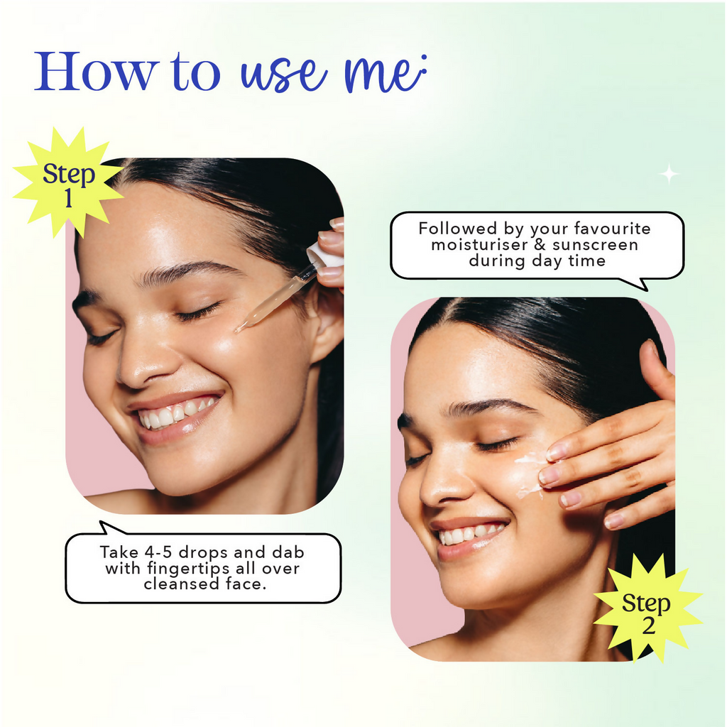 Blue Heaven Vegan Mucin Face Serum Infused with 3% Plant Based Mucin | Grocsy