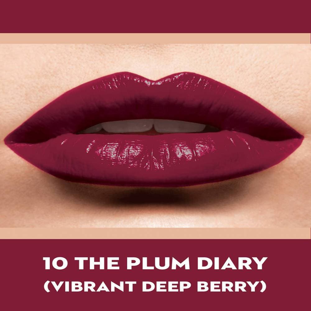 Sugar Never Say Dry Creme Lipstick - The Plum Diary (Vibrant Deep Berry) | Grocsy