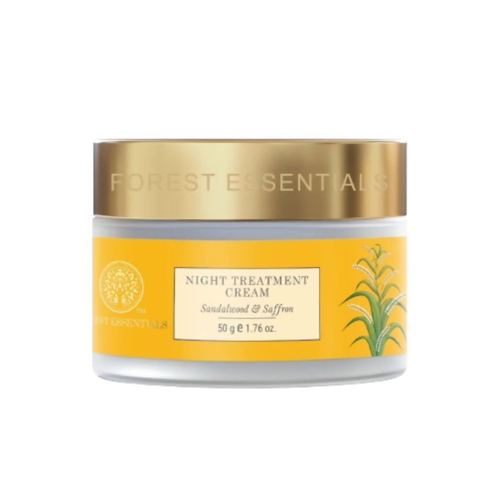 Forest Essentials Night Treatment Cream With Sandalwood & Saffron | Grocsy
