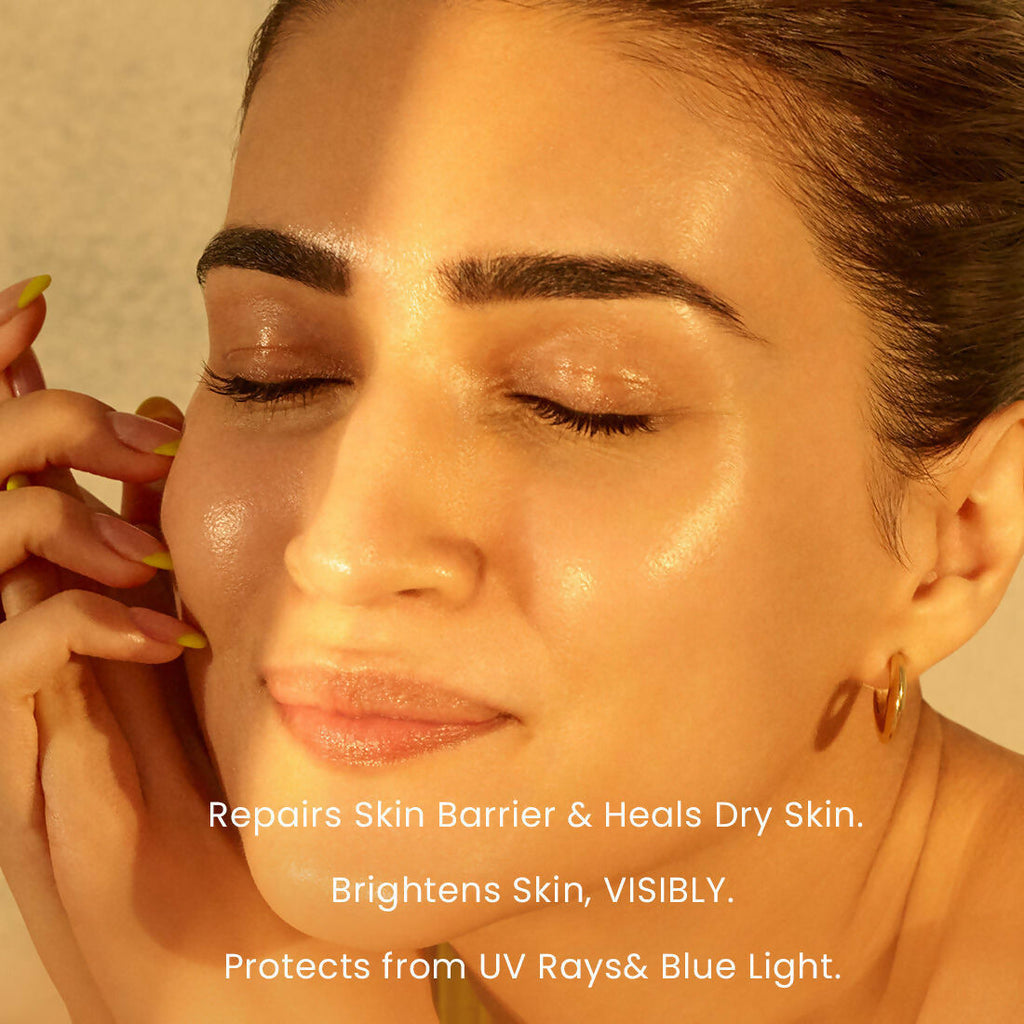 Hyphen By Kriti Sanon CSMS (Cleanser, Serum, Moisturizer, Sunscreen) Normal to Dry Skin Combo | Grocsy