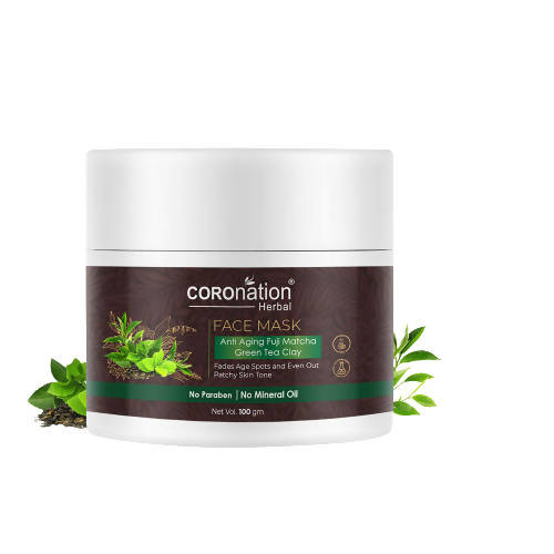 Coronation Herbal Anti Aging Fuji Matcha Green Tea Clay Face Mask | Grocsy