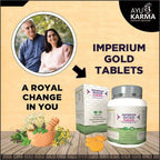 Ayukarma Ayurveda Imperium Gold Tablets | Grocsy