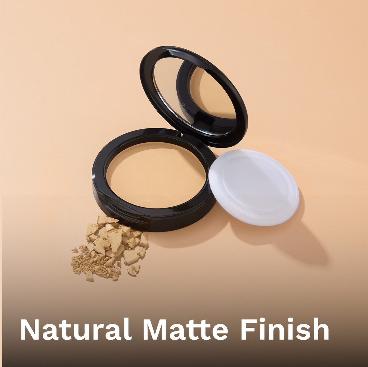 Pilgrim Matte Finish Compact Powder With SPF 25 - Ivory-05 | Grocsy