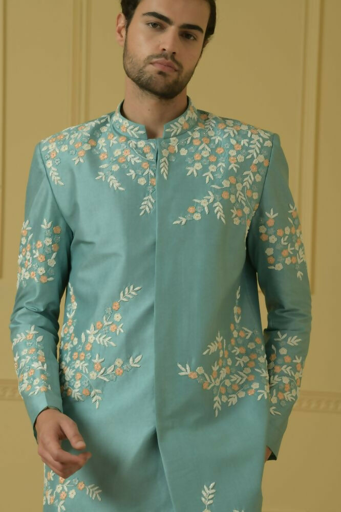 The Refined Timeless Sherwani by Hilo Design | Grocsy