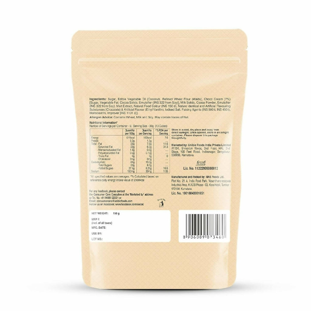 Unibic Qubz Wafer Biscuits Chocolate Flavour | Grocsy