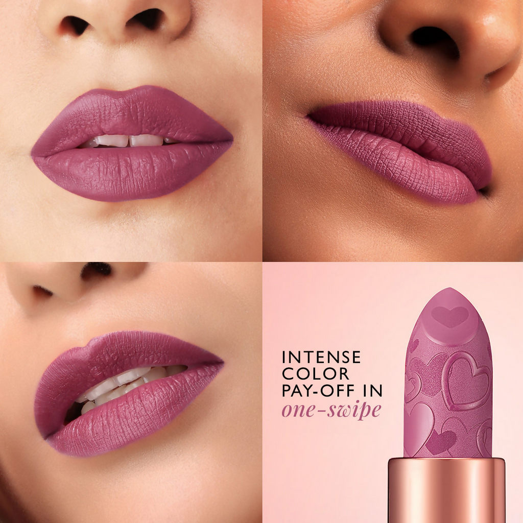 MyGlamm Pout By Karan Johar Intense Matte Plumping Lipstick - Paparazzi Pout | Grocsy
