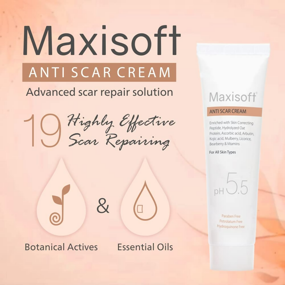 Maxisoft Anti Scar Cream pH Balanced | Grocsy