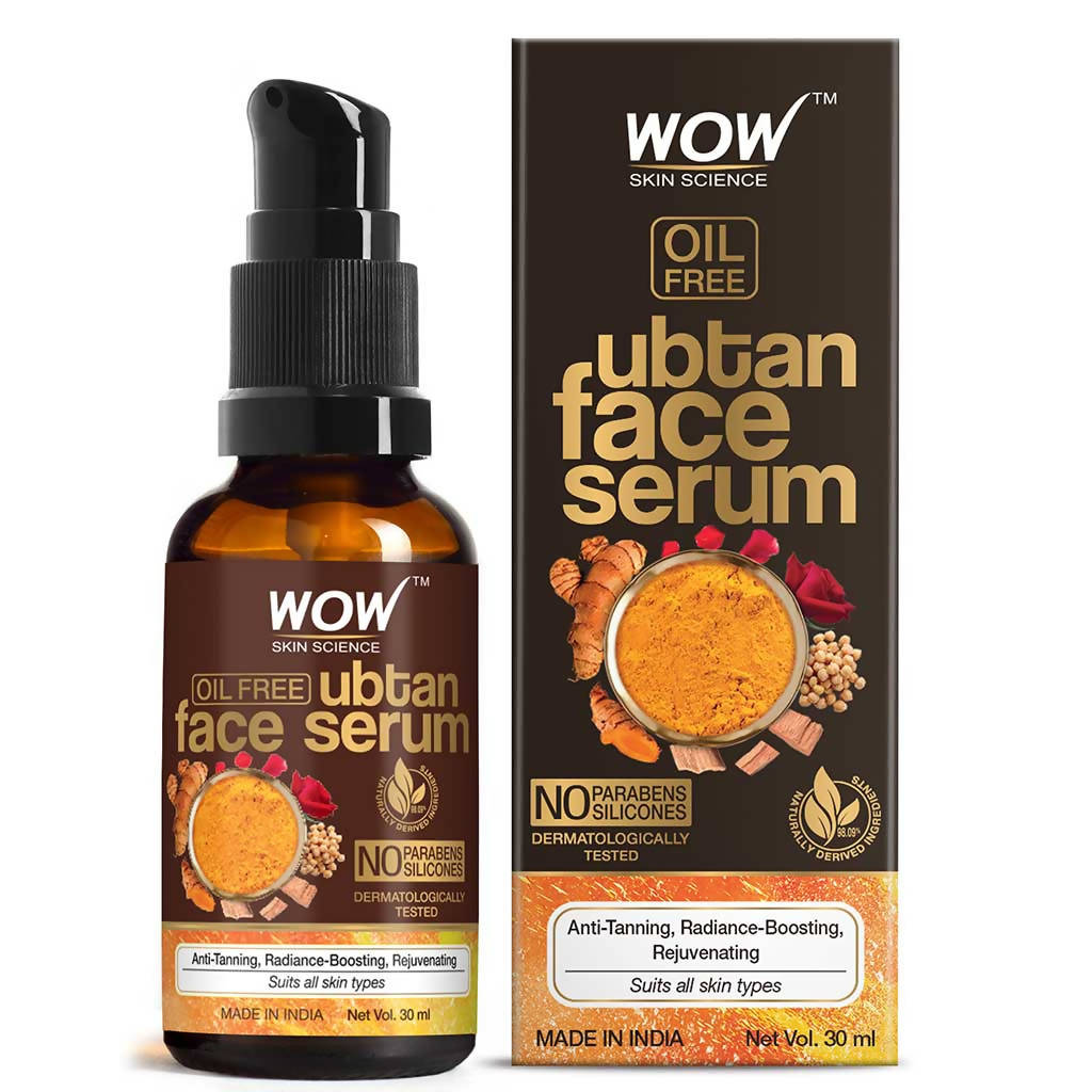 Wow Skin Science Oil-Free Ubtan Face Serum | Grocsy