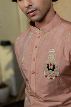 Semi Pattu Copper Balaji Ratna Pattu Set By Hilo Design | Grocsy
