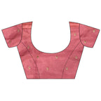 Joban Fashion Baby Pink Handloom Banarasi Organza Silk Khatali Butta Work Saree | Grocsy