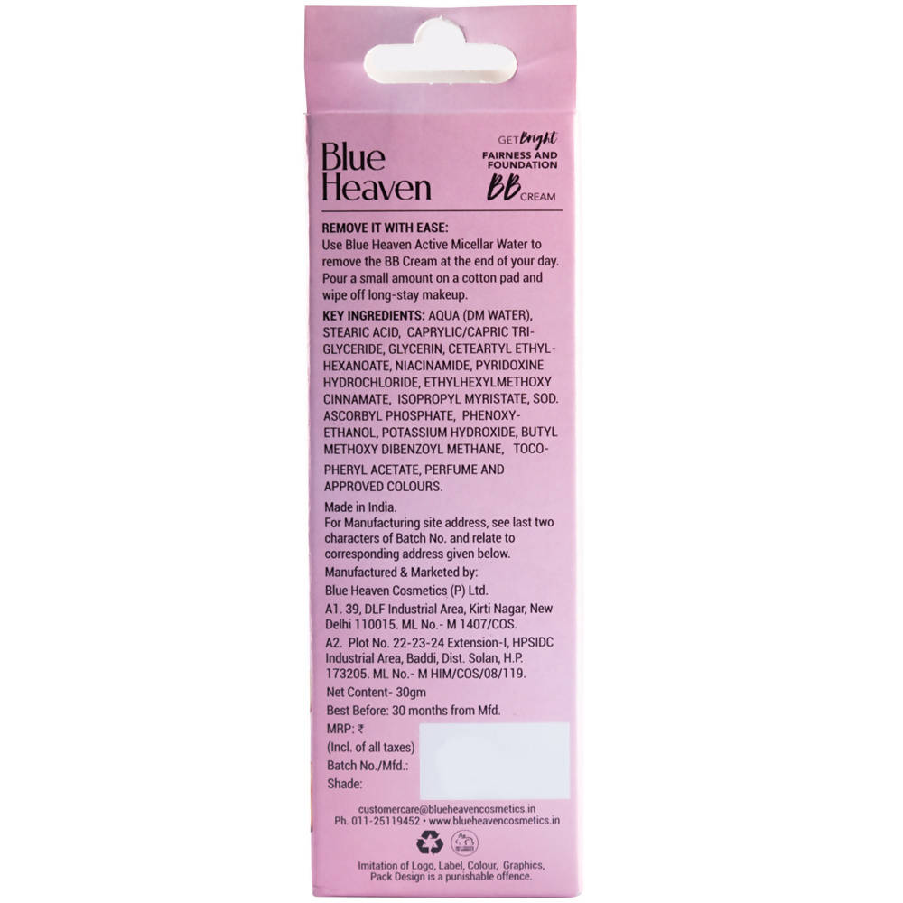 Blue Heaven BB Cream Caramel SPF 15 PA+++ | Grocsy