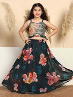 Joban Fashion Girl's Multi Color Lehenga Choli | Grocsy