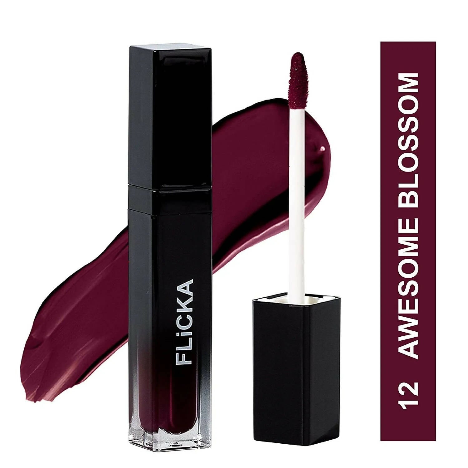 FLiCKA Set and Attack Liquid Matte Lipstick 12 Awesome Blossom - Pink | Grocsy