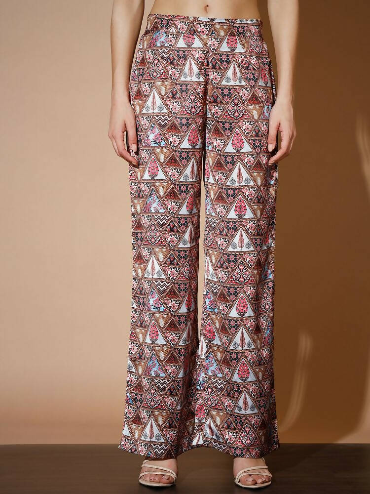 Myshka Women Multi Printed Co-Ords | Grocsy