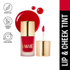 Lakme 9To5 Double Duty Lip & Cheek Water Stain, Transferproof & Long Lasting , Sunset Kiss | Grocsy