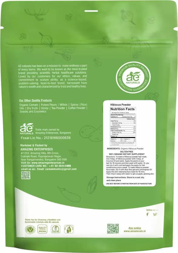 Ae Naturals Hibiscus Powder | Grocsy