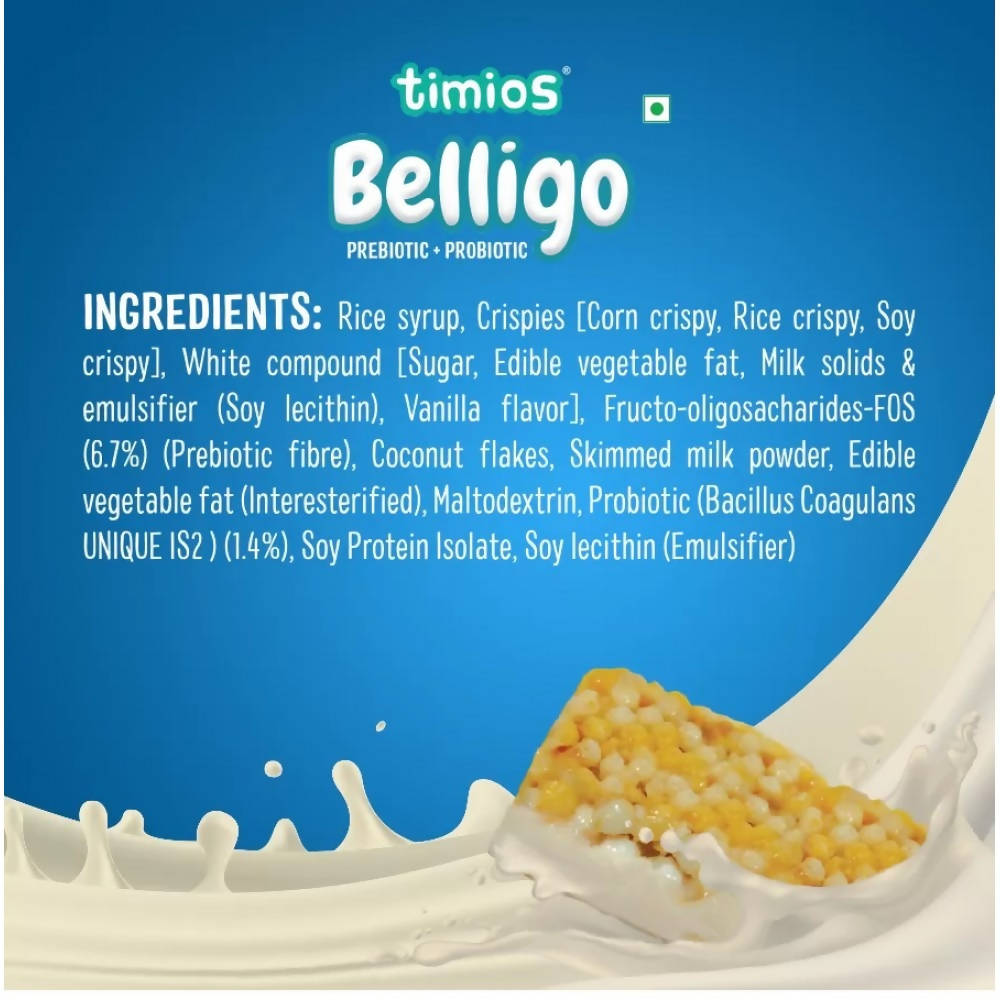 Timios Belligo Immunity Bars For Kids | Grocsy