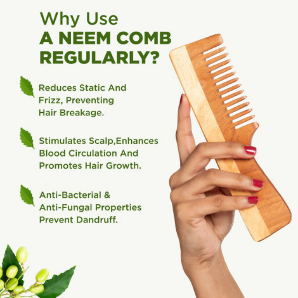 Alps Goodness 100% Natural Neem Comb | Grocsy